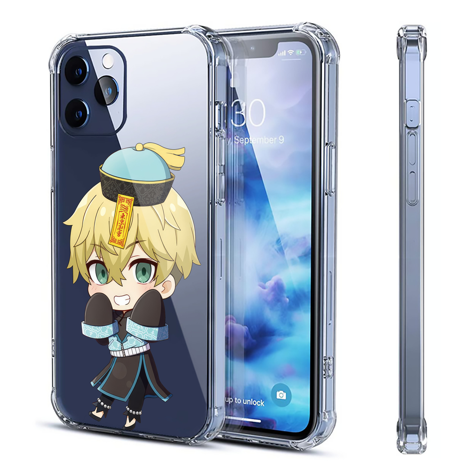 （画像用） 東京リベンジャーズ Tokyo Revengers 【iPhone 12シリーズ対応】透明スマホケース（クリアソフトケース）